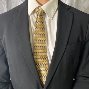 Van Heusen Men's Necktie. Yello and Blue 50 inches